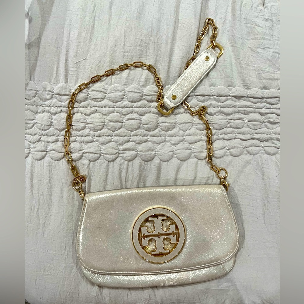 Tory Burch cross body clutch